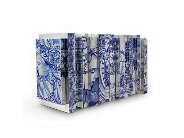 Ceramic materials sideboard with doors | Heritage by Boca Do Lobo