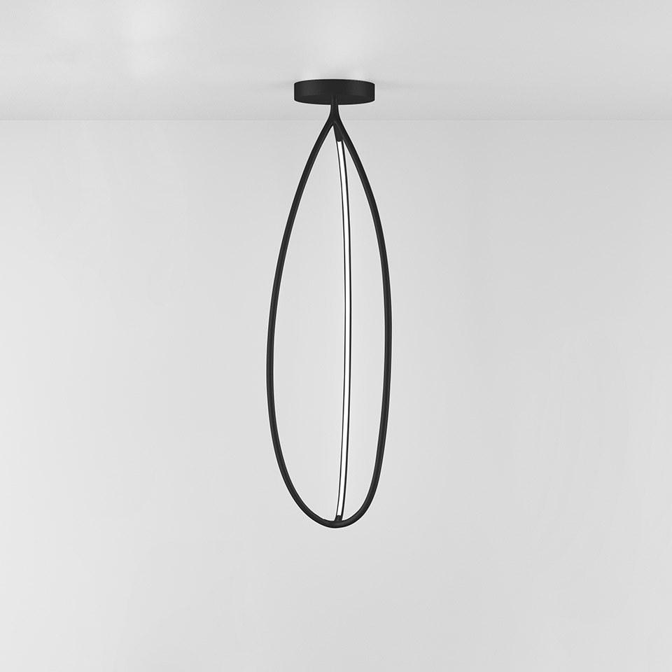Aluminium and silicone ceiling lamp | Arrival by Artemide