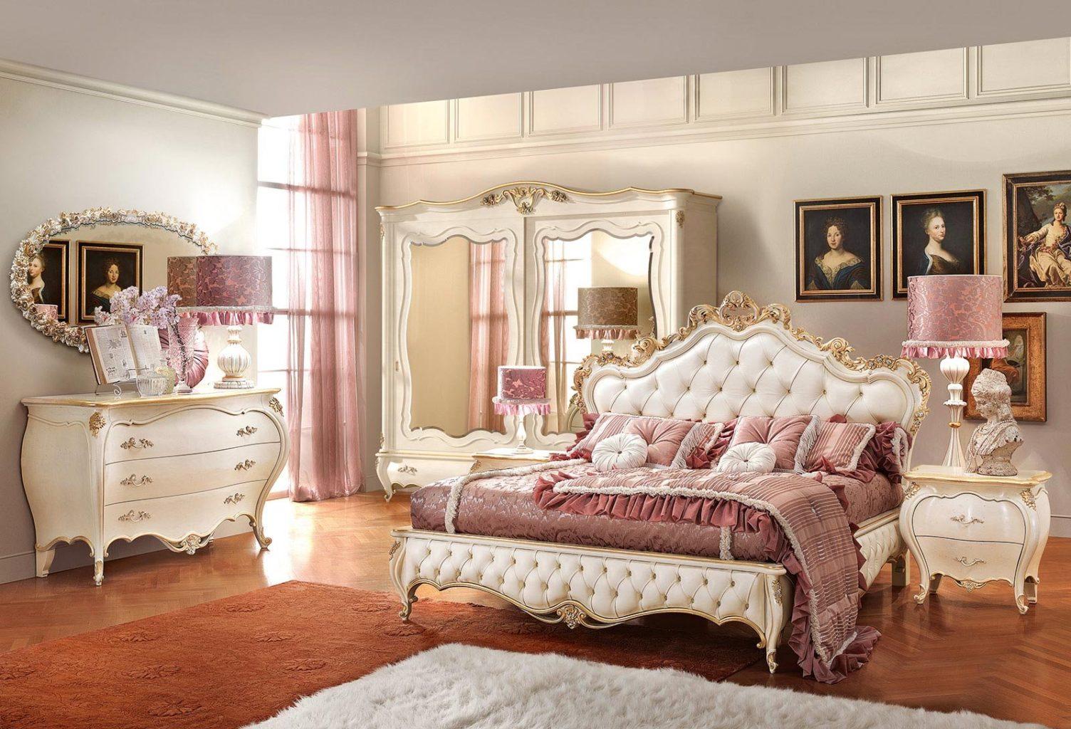 Solid wood bedroom set in a classic style | Romantica by Signorini Coco