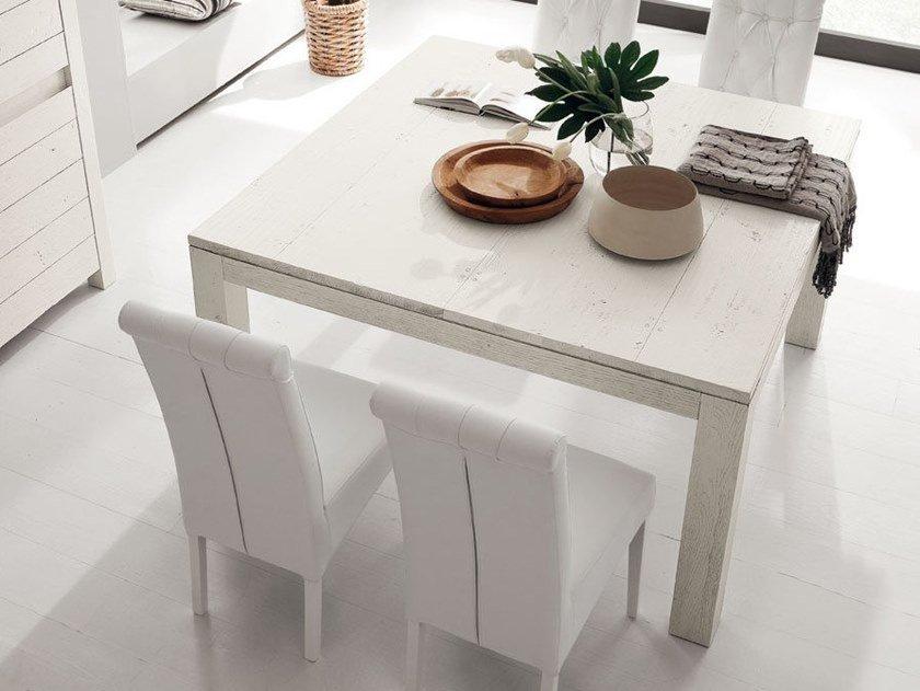 Extending square oak table | Nantes by Altacorte