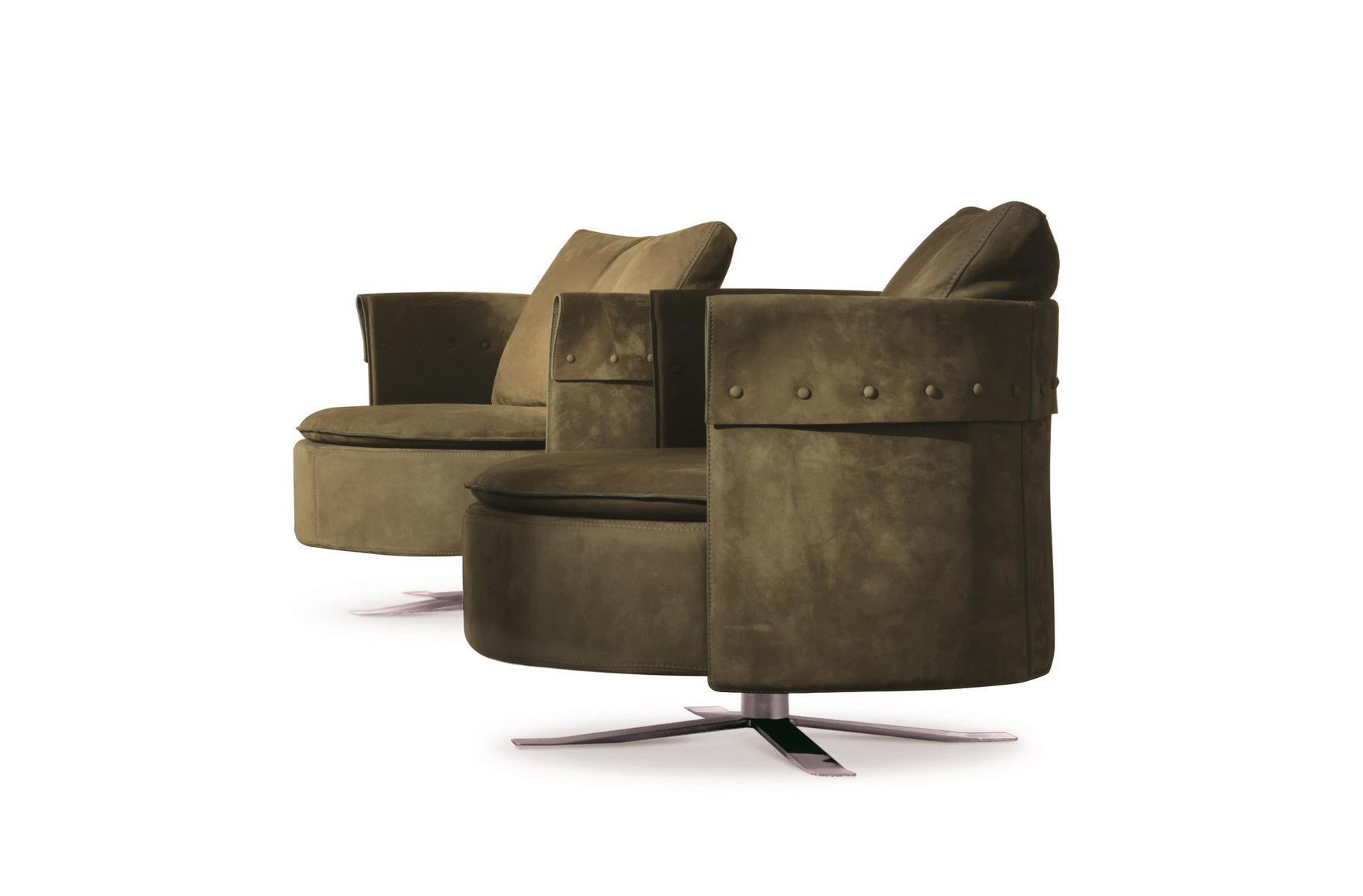 Velvet armchair | Charme by Longhi