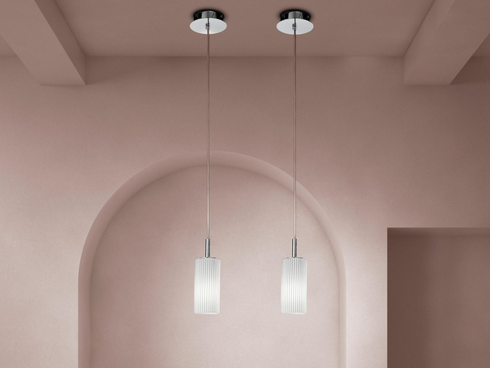 Glass pendant lamp | Korinthos by Sylcom