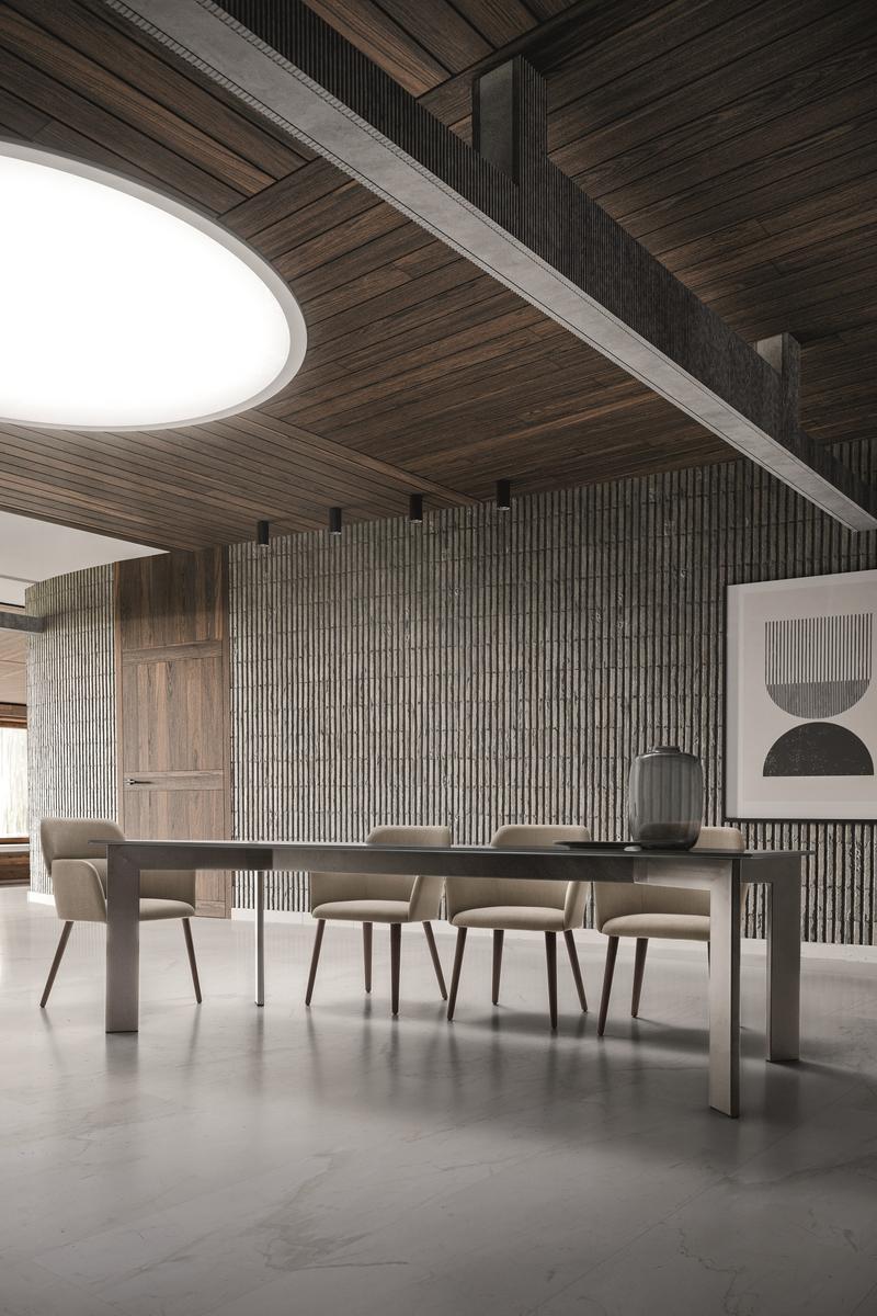 Rectangular glass table | Frame by Ditre Italia