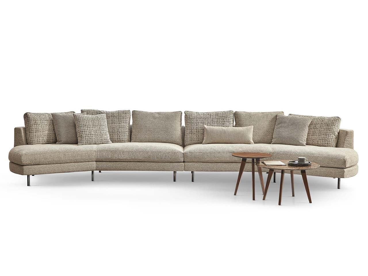 Sectional fabric sofa | Easy by Dema