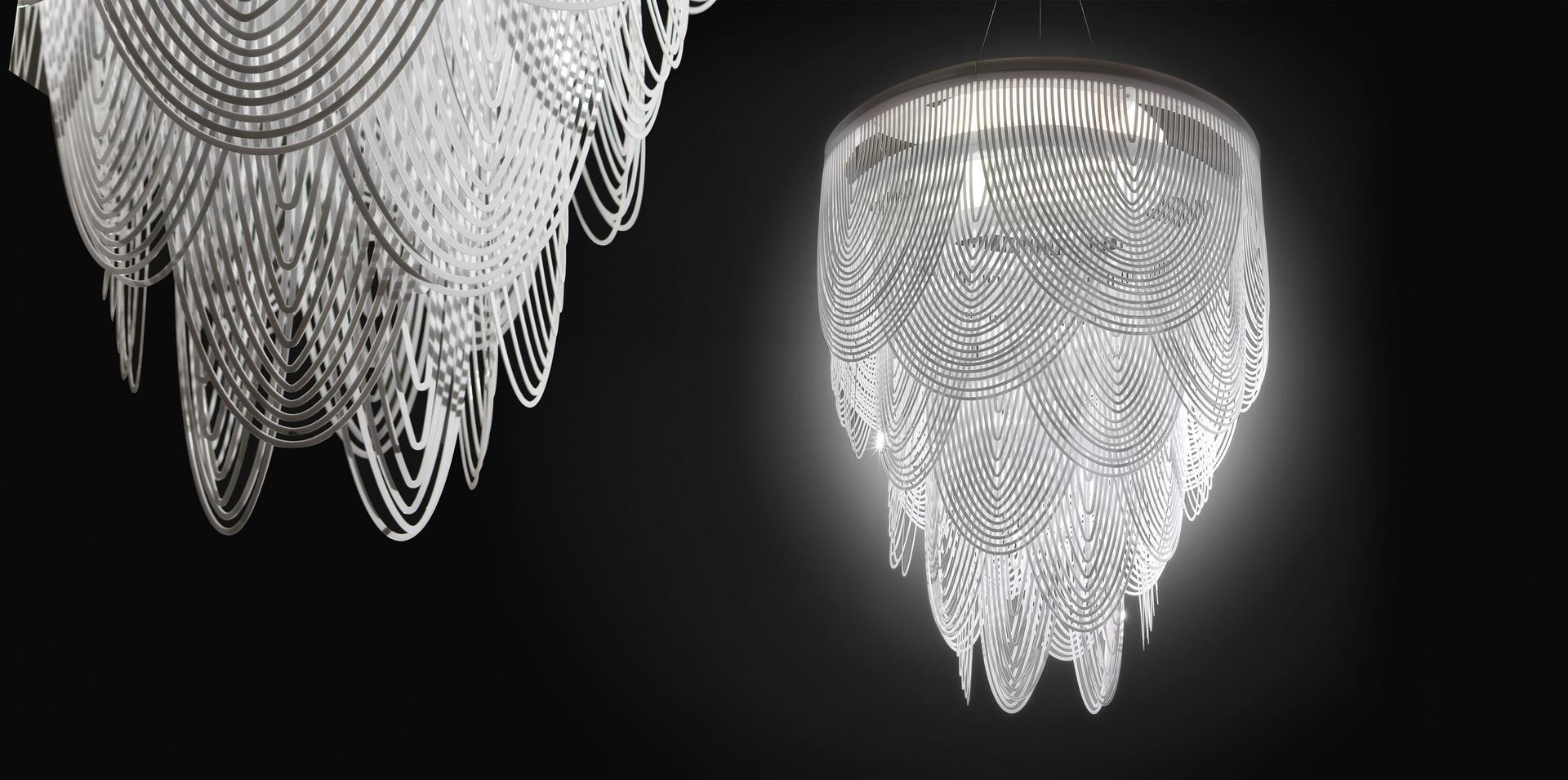 Opalflex® and Cristalflex® pendant lamp | Ceremony by Slamp