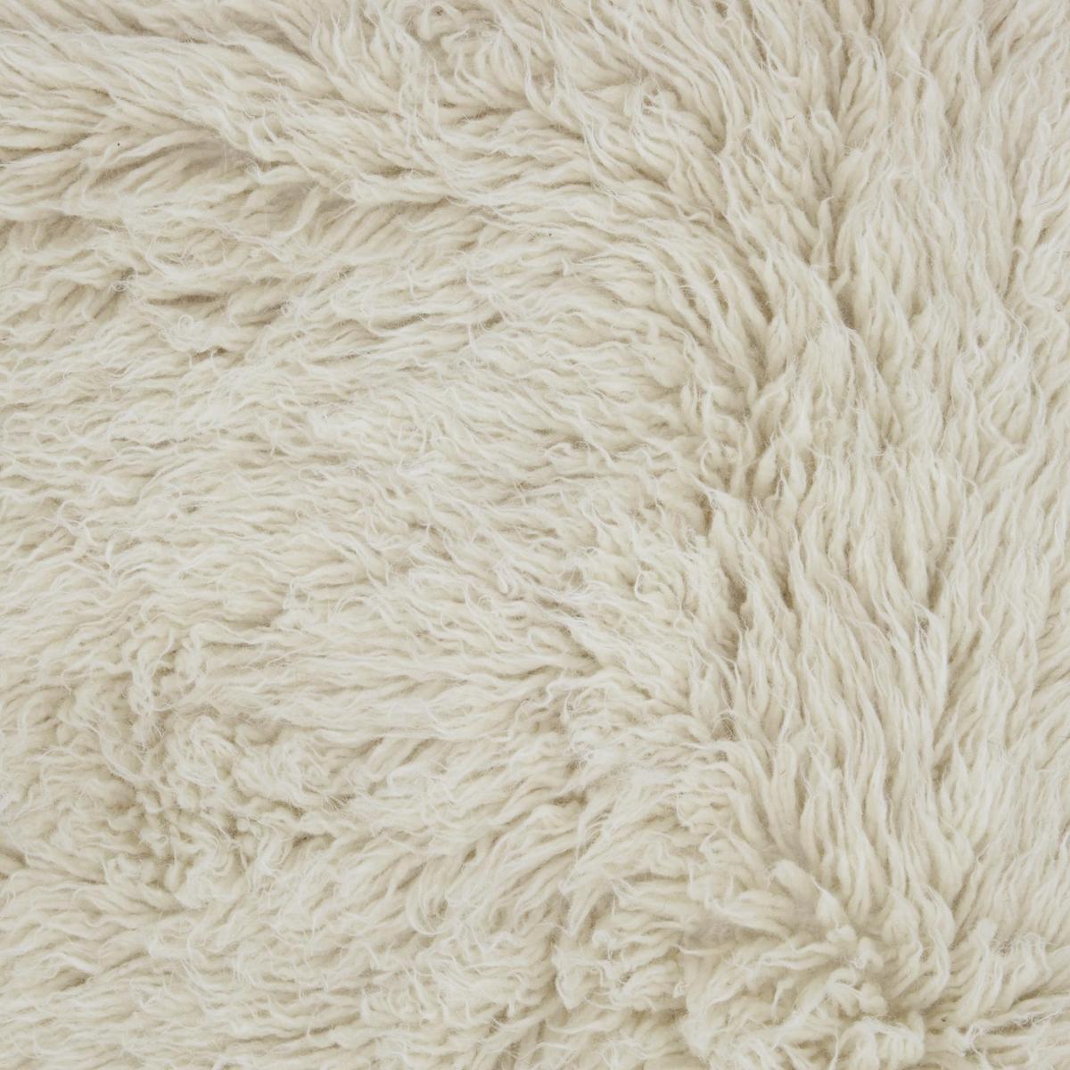 Solid-color handmade rectangular wool rug | Chali by Ligne Roset