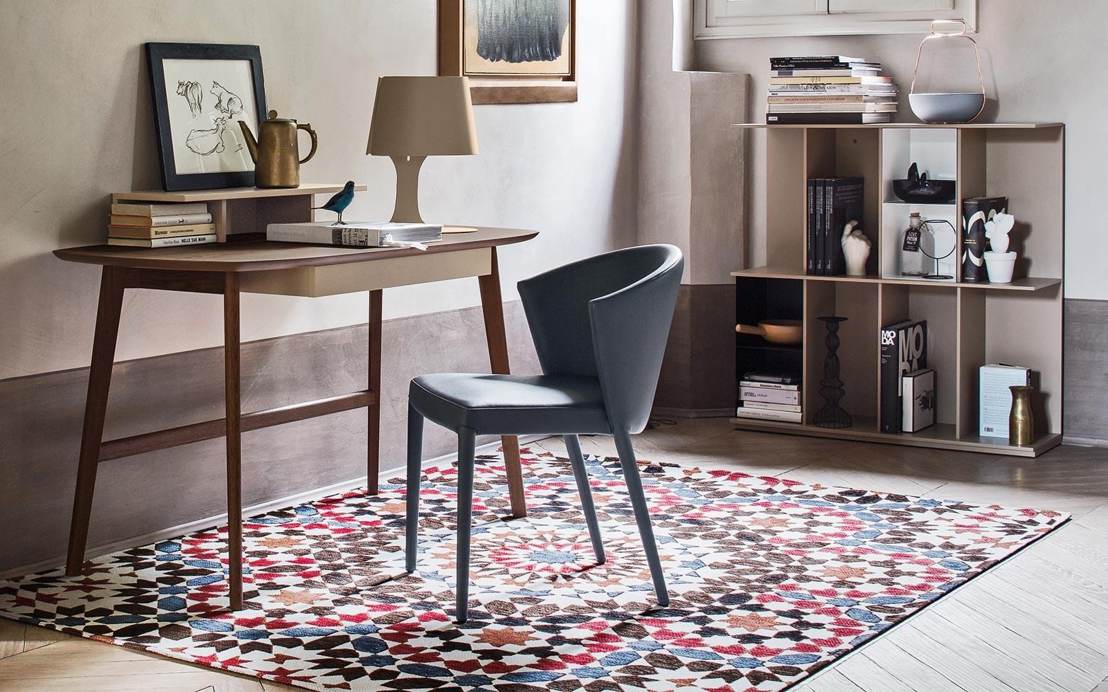 Wall-mounted freestanding MDF bookcase | Division by Calligaris