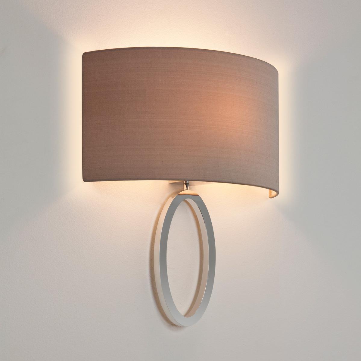 Wall lamp in steel and fabric | Lima by Astro lighting