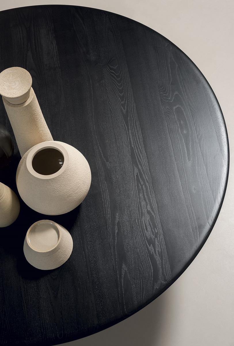 Round solid wood table | Bourgeois by Baxter