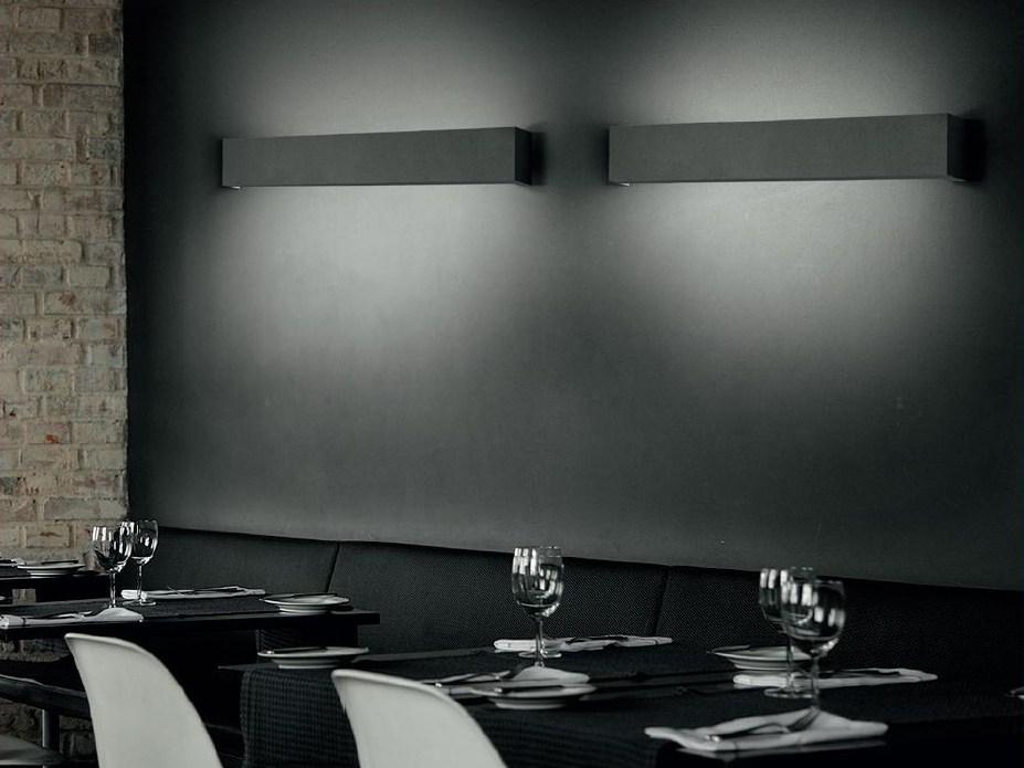 LED satin glass wall light | Toy Gypso by Panzeri