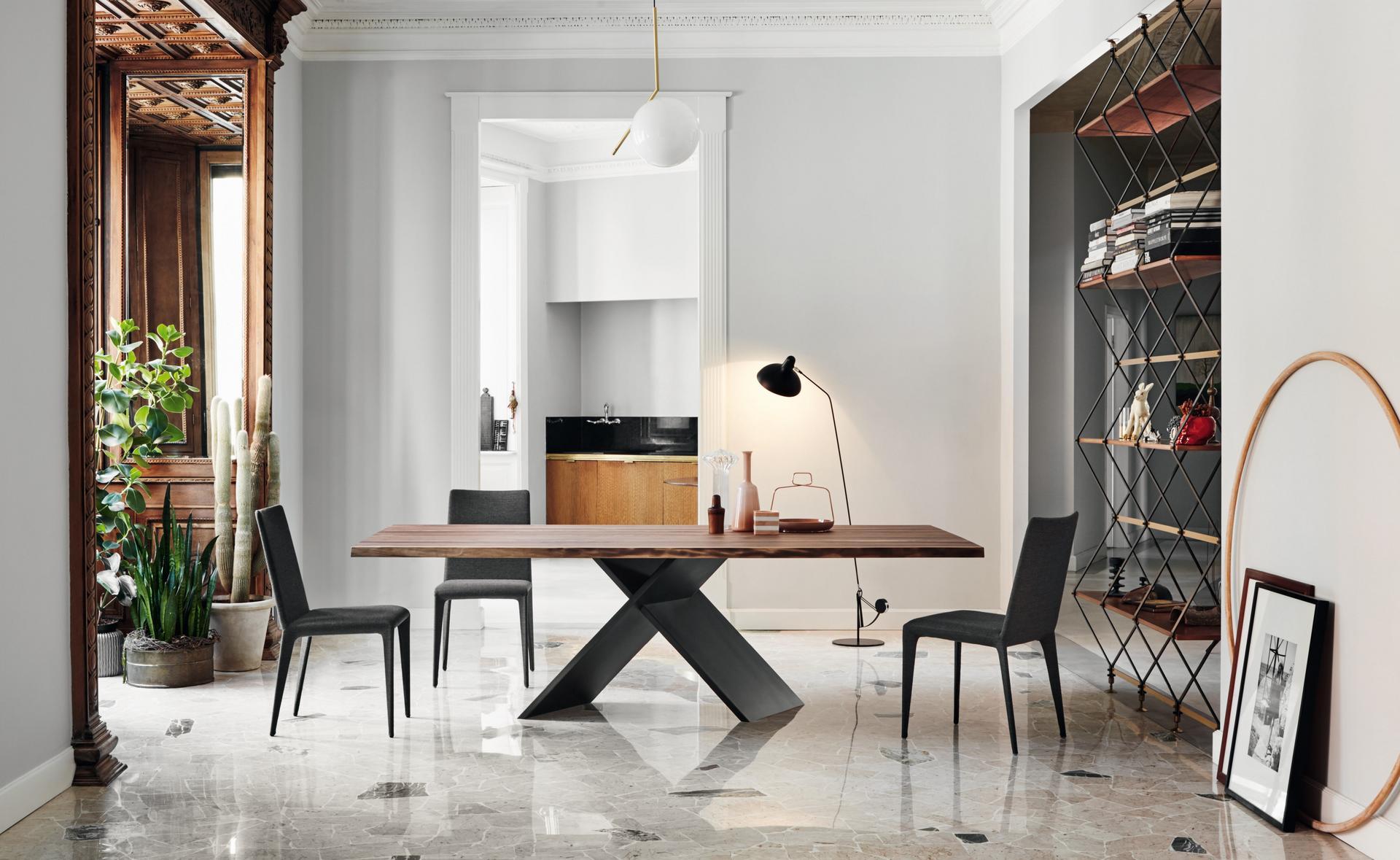 Rectangular wooden table | Ax by Bonaldo