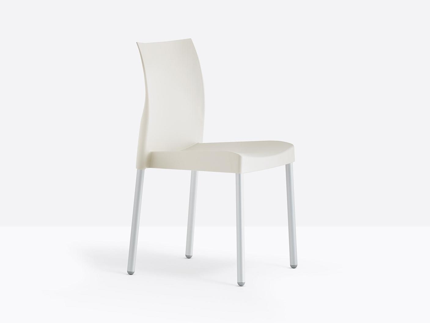 Stackable polypropylene chair | Ice 800 by Pedrali