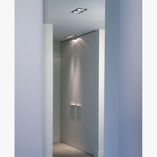 Multiple adjustable recessed spotlight | Grid In Trimless by Delta light
