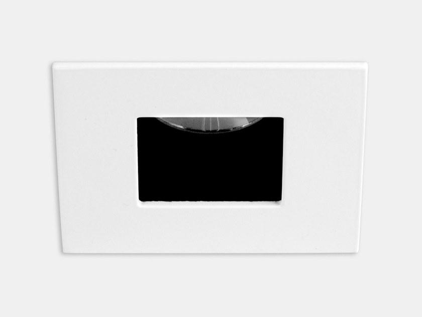LED square recessed aluminium spotlight | Play Pinhole Ag46 by Leds C4