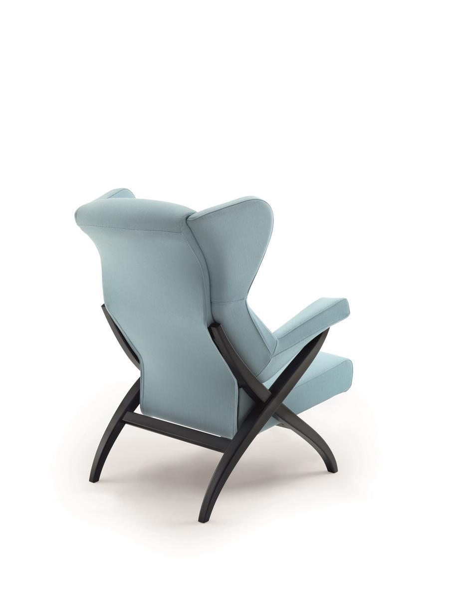 Fabric armchair with armrests | Fiorenza by Arflex