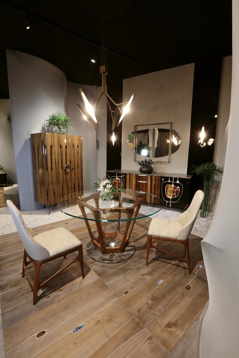 Crystal dining table | Pallante by Ezio Bellotti