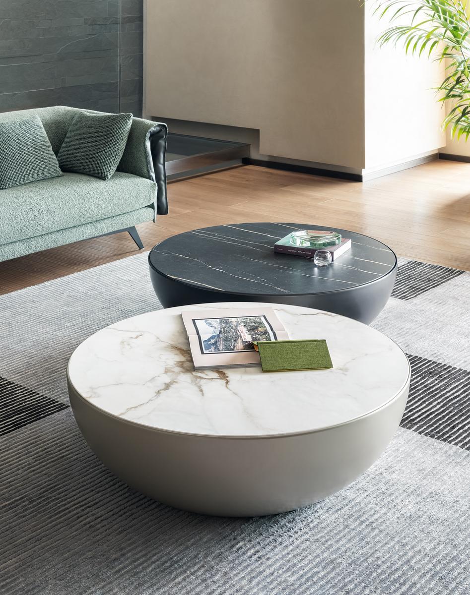 Low round coffee table | Planet by Bonaldo