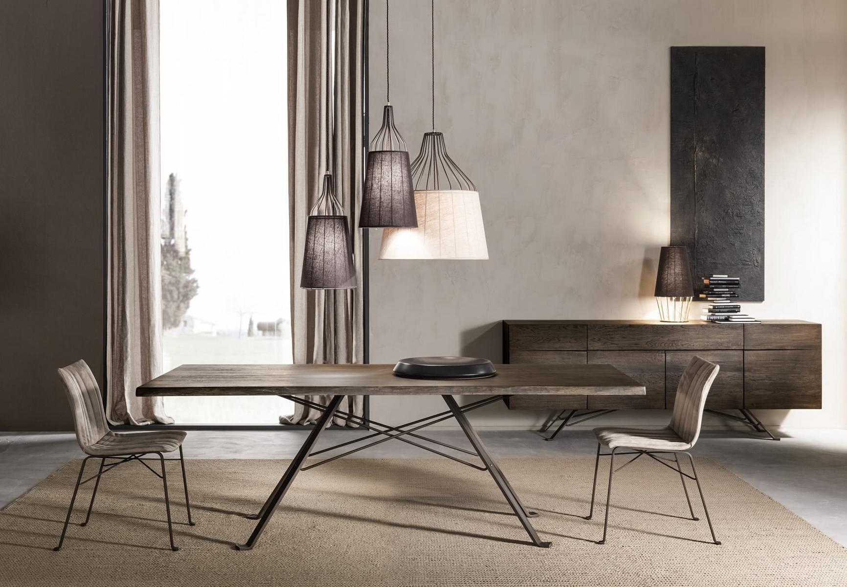 Steel pendant lamp | Sofia by Cantori