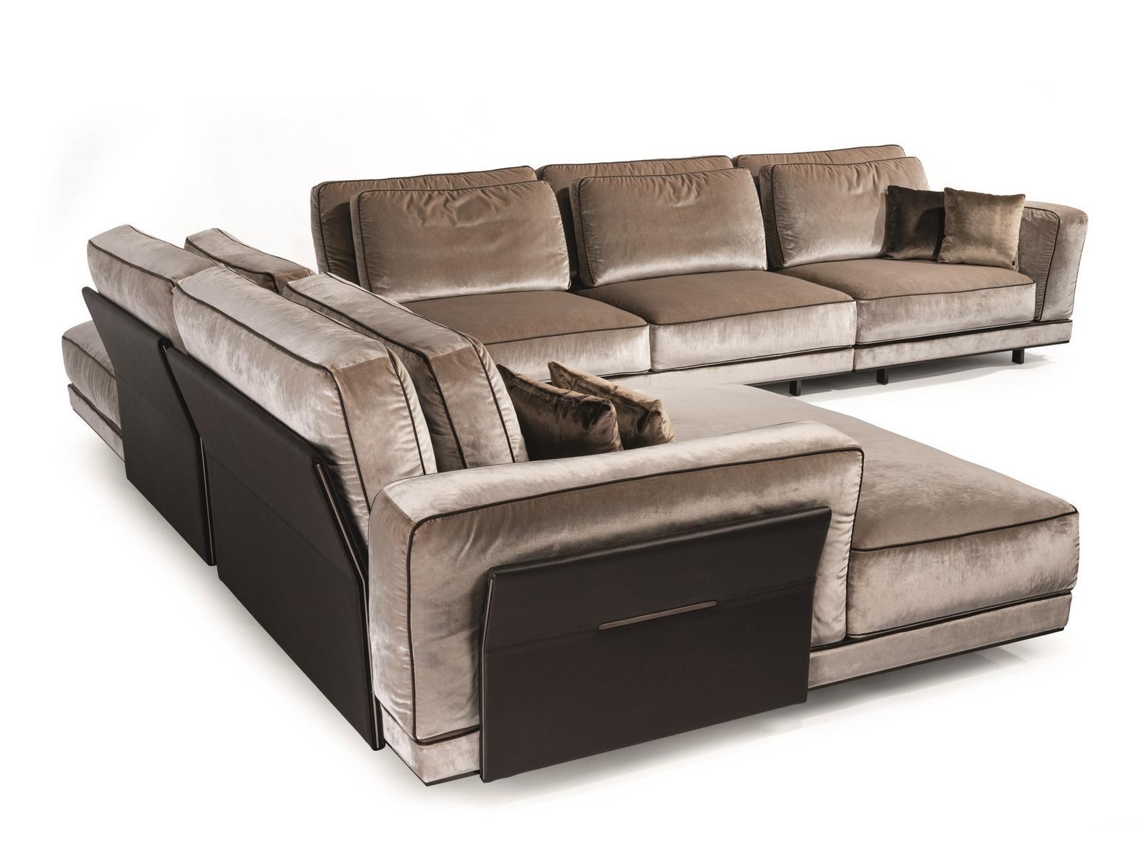 Sectional fabric sofa | Anthem by Visionnair