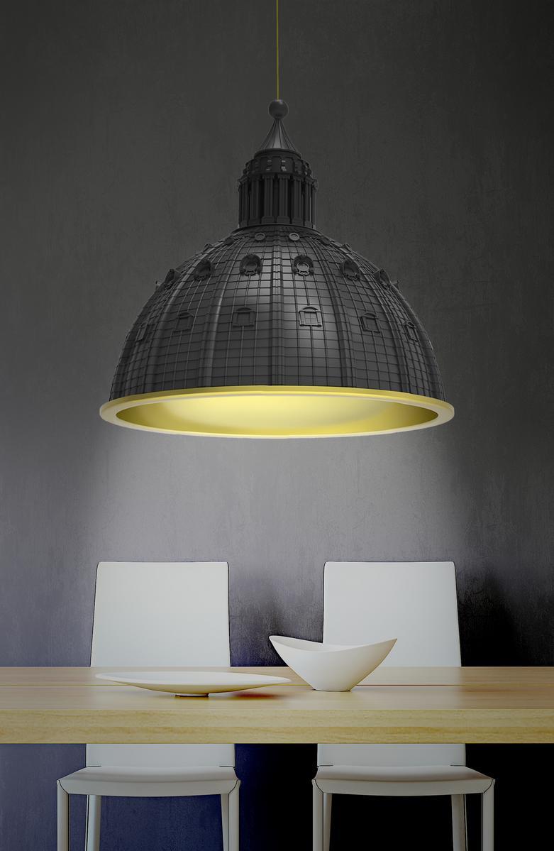 Direct light resin pendant lamp | Cupolone by Seletti