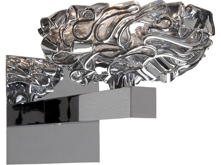 Indirect light glass wall lamp with fixed arm | Flower From Amsterdam W1 by Ilfari