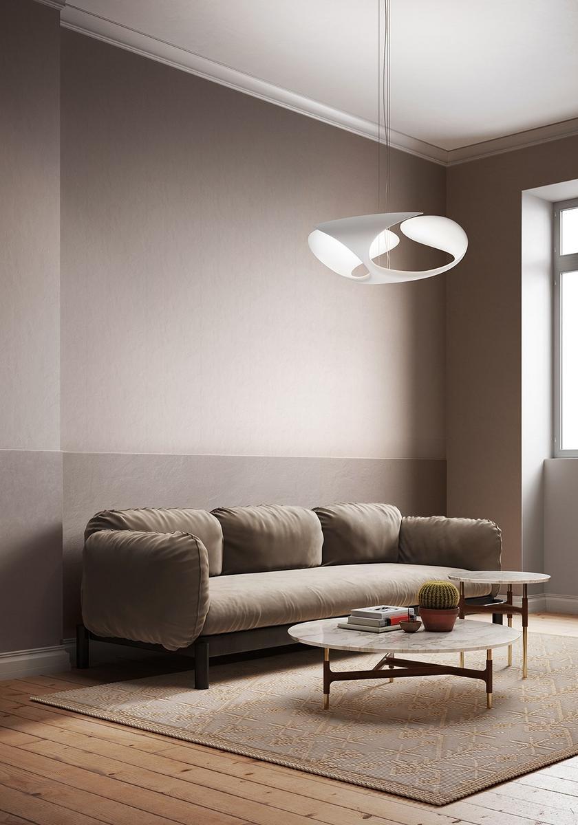 LED polyurethane pendant lamp | Clover by Kundalini