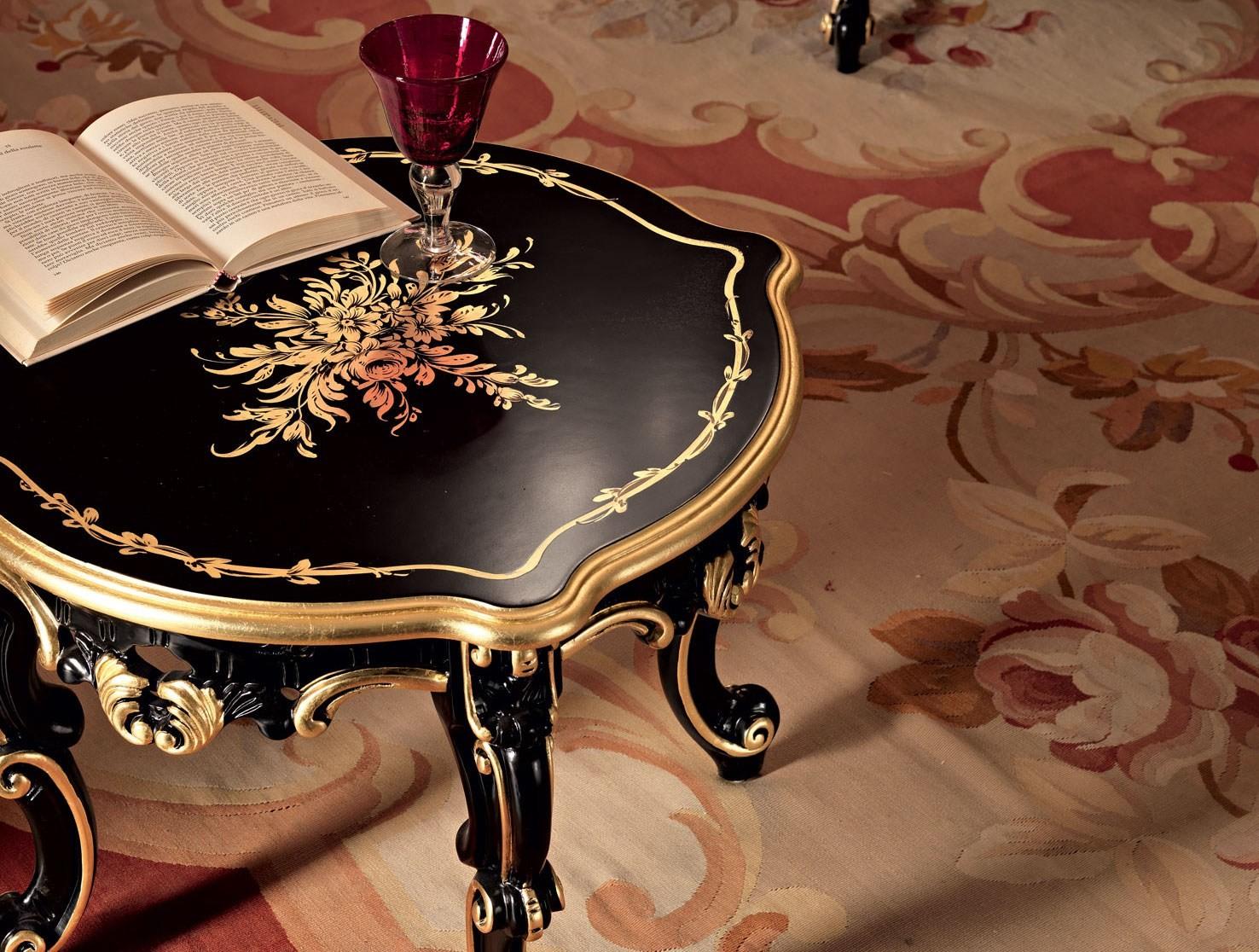 Low solid wood coffee table | 11618 by Modenese Gastone