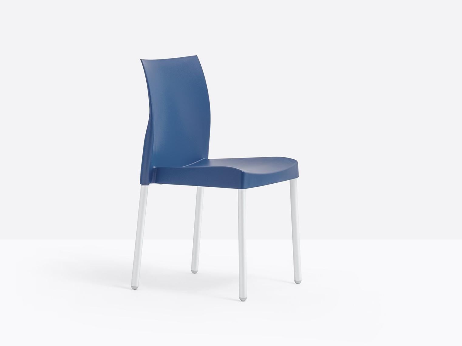 Stackable polypropylene chair | Ice 800 by Pedrali