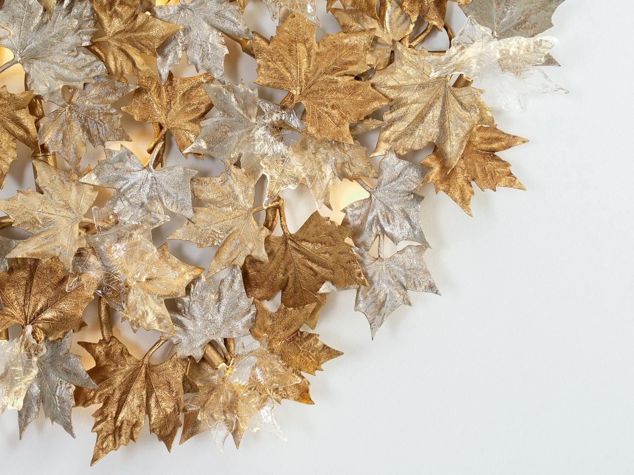 LED Murano glass wall light | Folio Pl382/56 by Serip