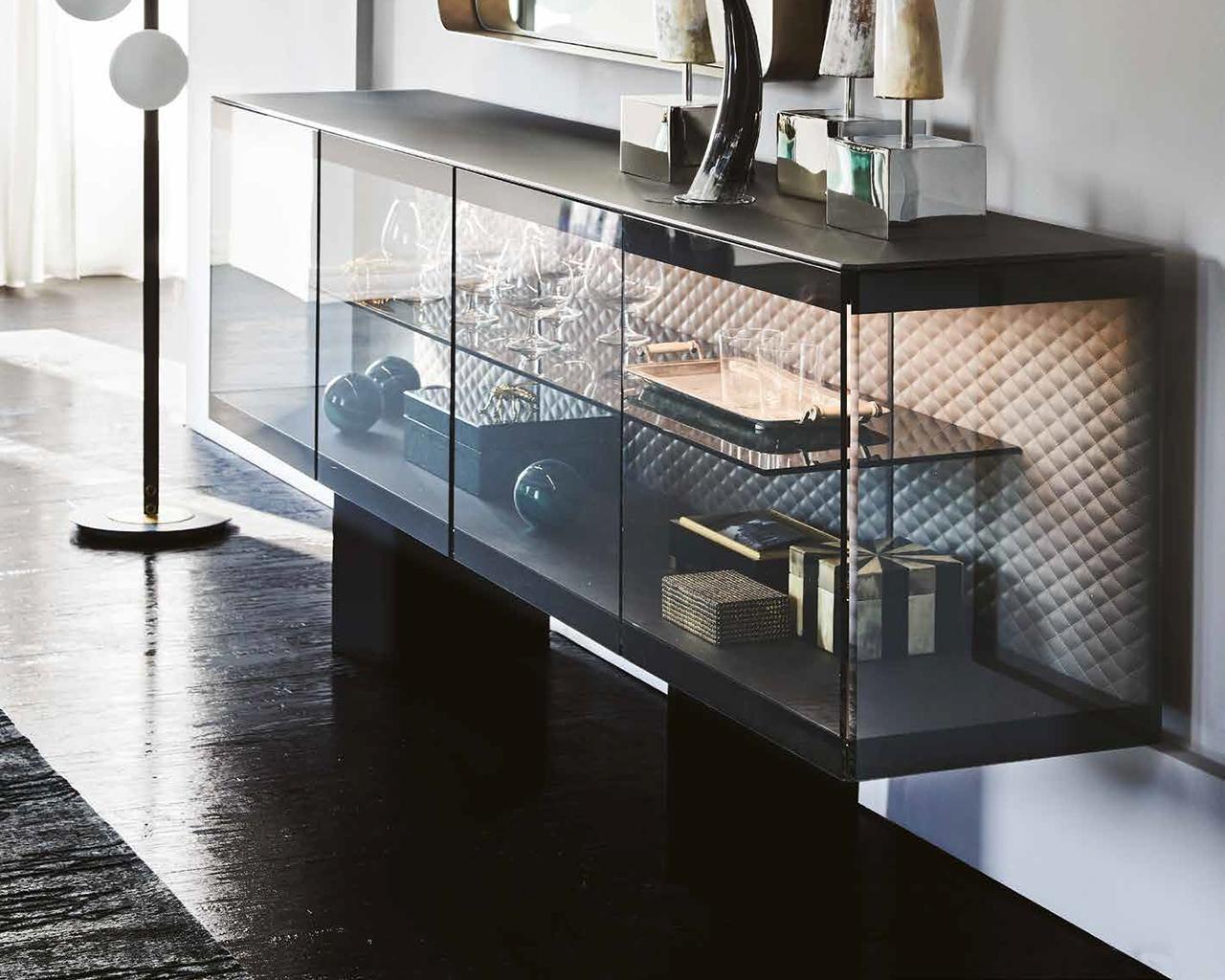 Glass sideboard with doors | Boutique by Cattelan Italia