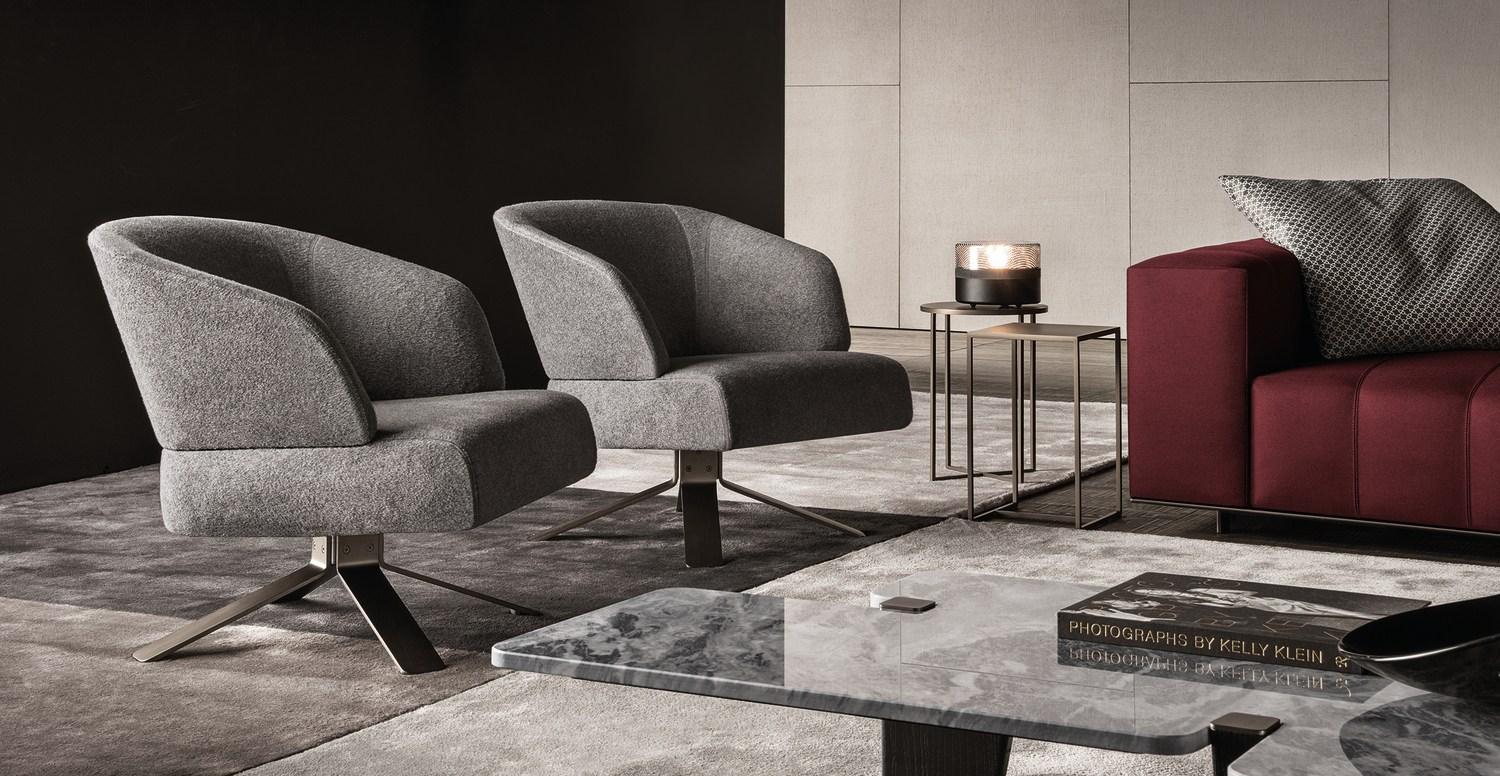 Easy chair | Reeves Small by Minotti