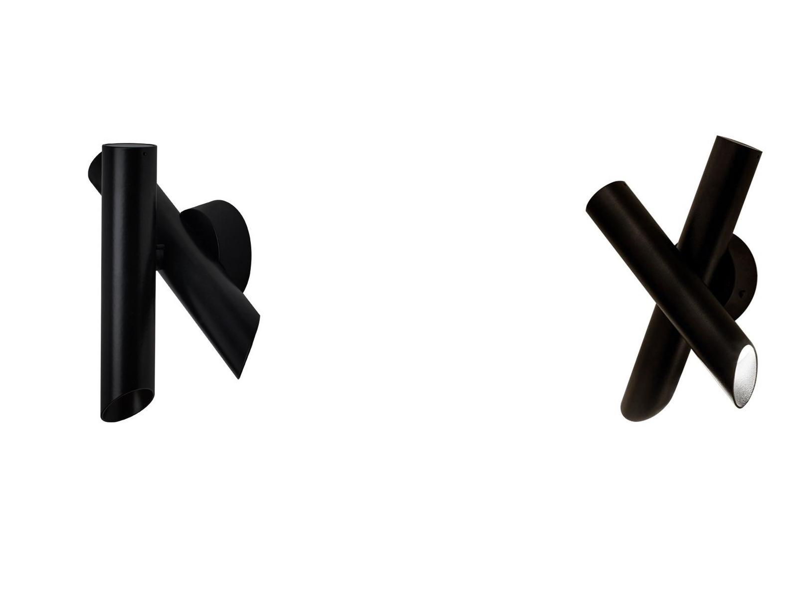 Adjustable extruded aluminium wall lamp | Tubes 2 by Nemo