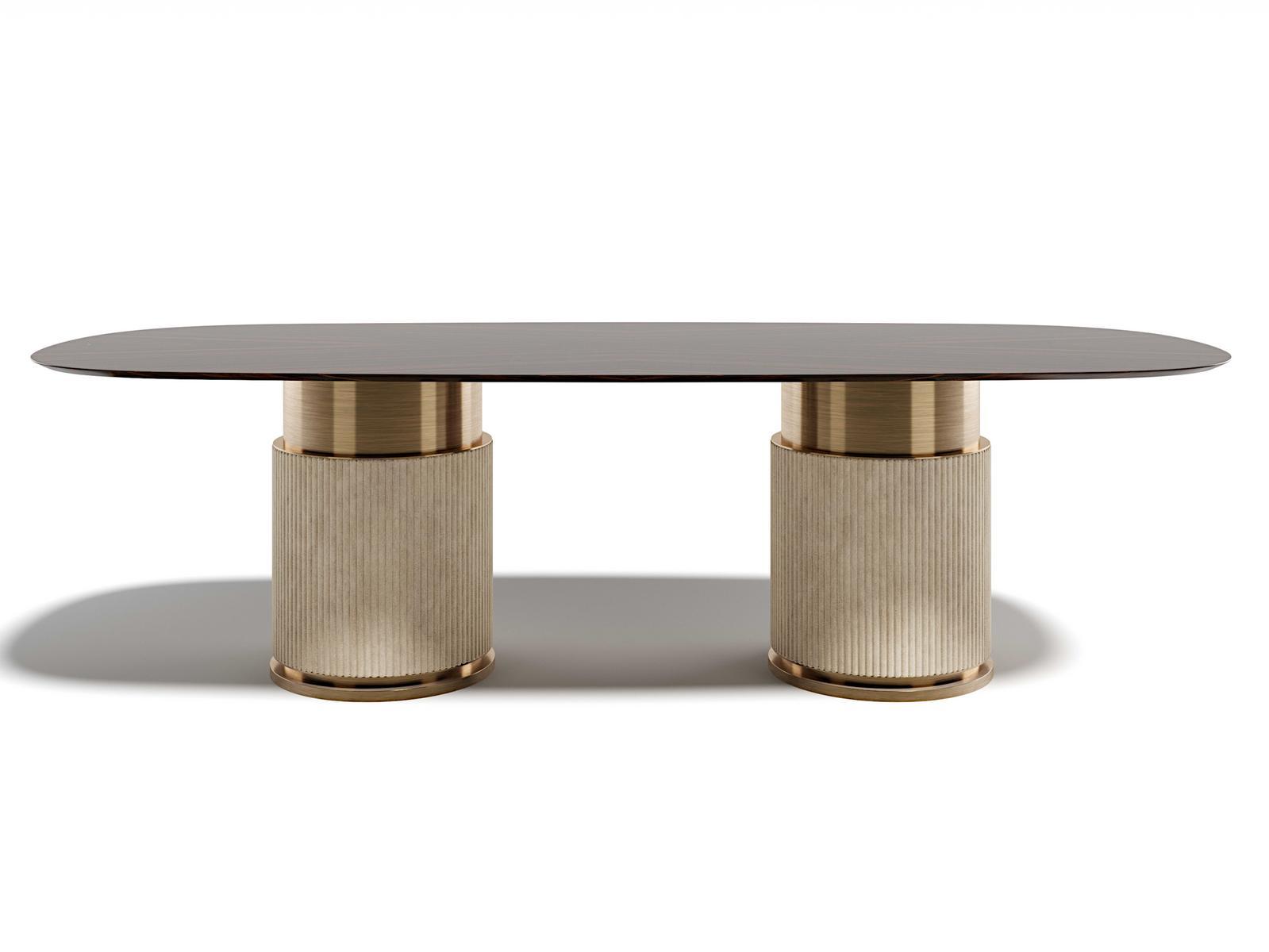 Oval wooden table | Rock Oval by Capital Collection