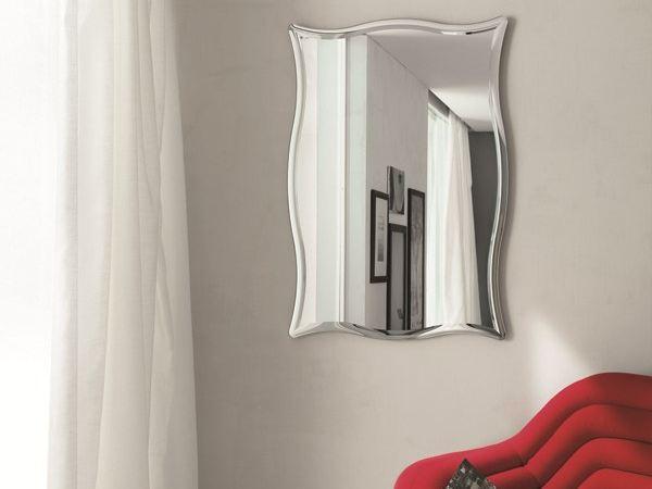 Rectangular wall-mounted mirror | Vivian by Riflessi
