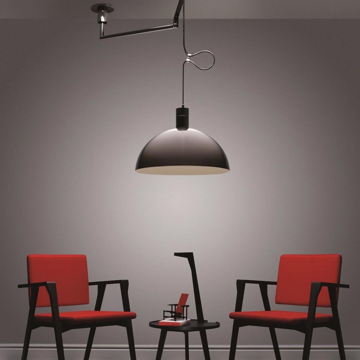 Swivel chrome plated pendant lamp | As41z by Nemo