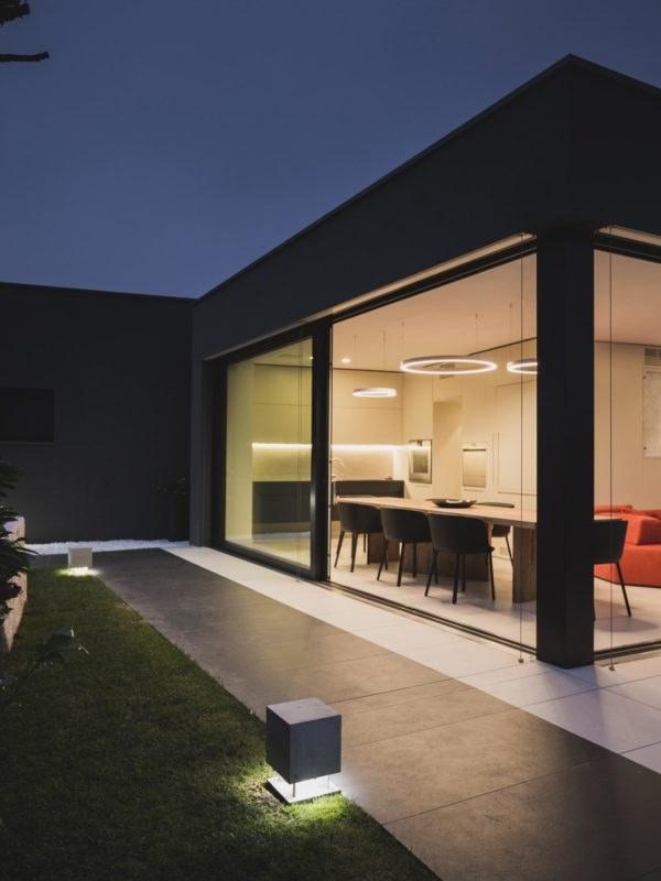 LED cement bollard light with speaker | Cemento by Olev