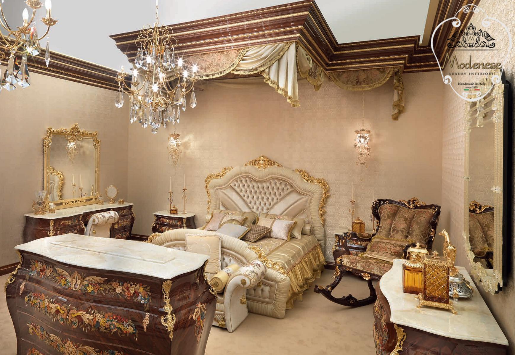 Upholstered fabric bench | 14518 by Modenese Gastone