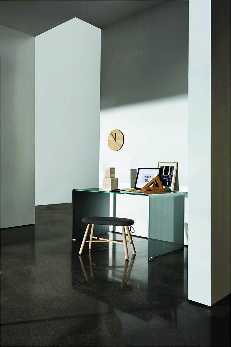 Rectangular glass table | Bridge by Sovet