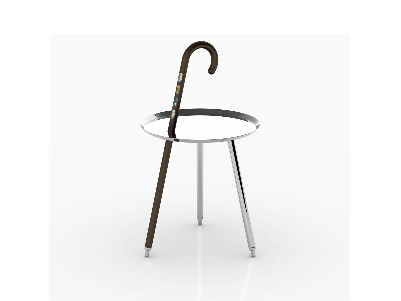 Low chrome plated coffee table | Urbanhike by Moooi