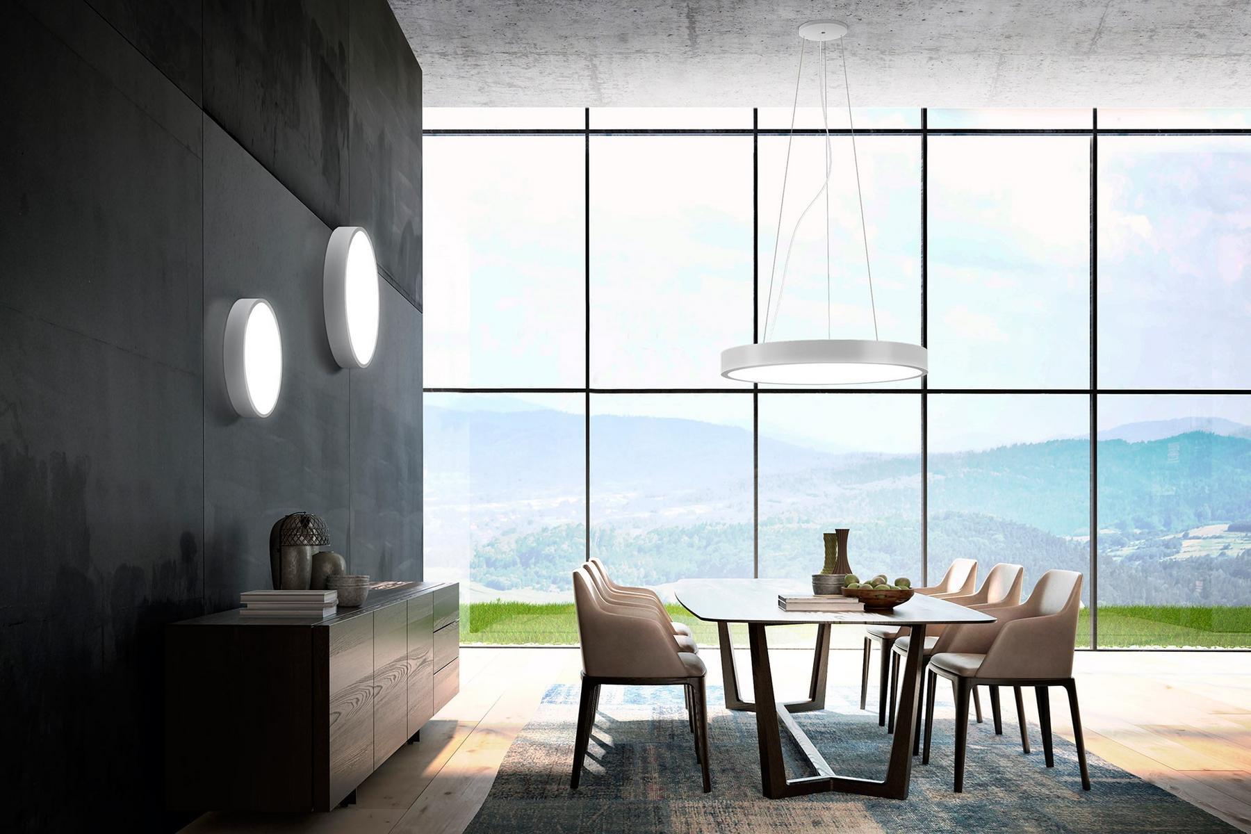 LED pendant lamp | Planet Ring by Panzeri