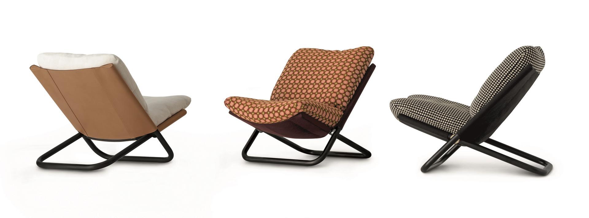 Fabric armchair | Cross Low by Arflex