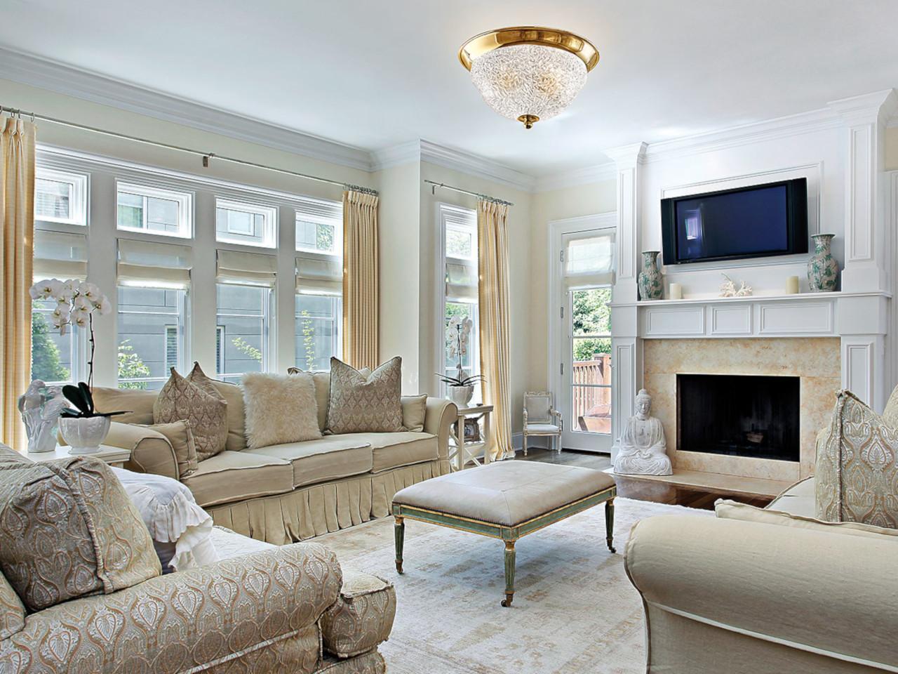 Gold plated ceiling lamp with hand cut crystal | Brigitte 905/pl by Possoni Illuminazione