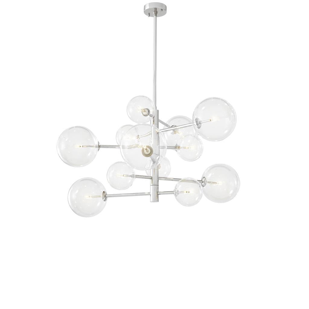 Metal pendant lamp | Argento by Eichholtz