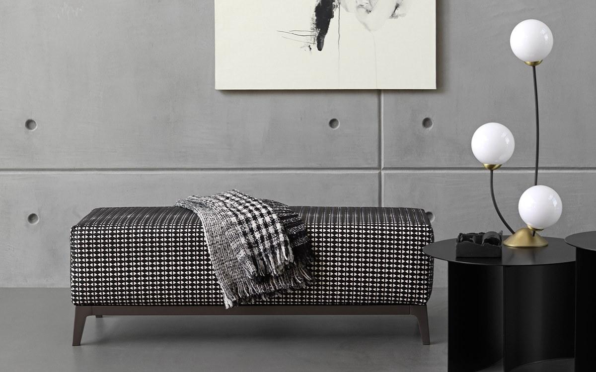 Upholstered bench | Olivier by Flou