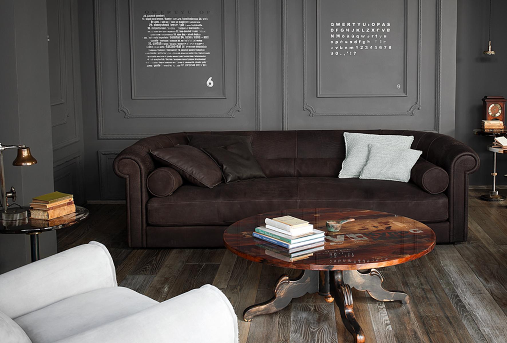 Leather sofa |  by Baxter