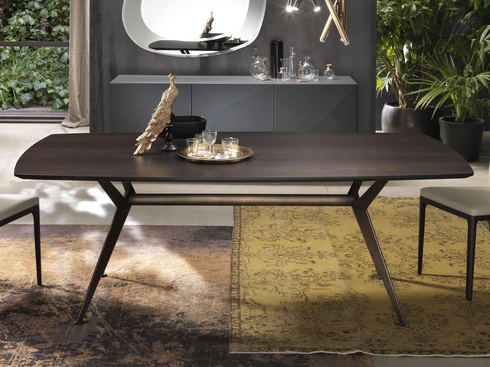 Rectangular wooden table | Master by Riflessi
