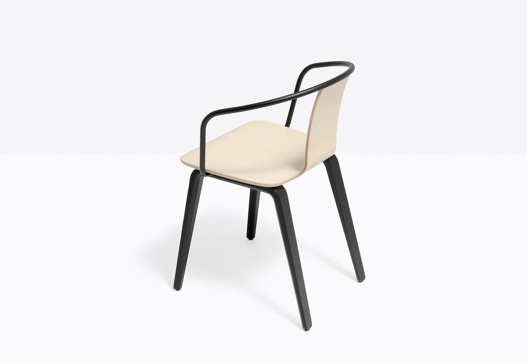 Multi-layer wood chair with armrests | Jamaica 2915 by Pedrali