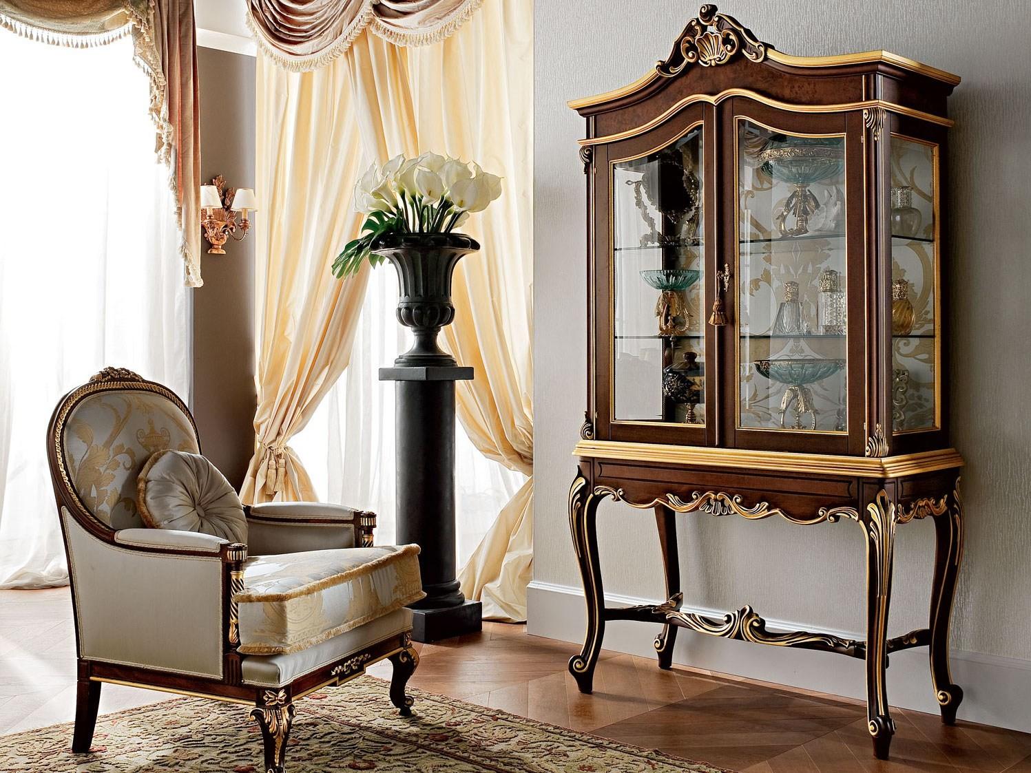 Solid wood display cabinet | 12602 by Modenese Gastone