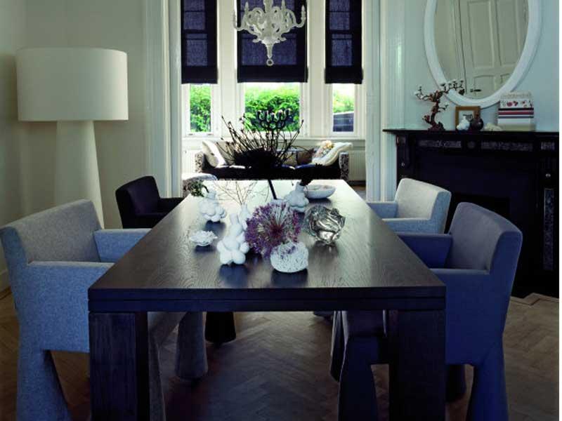 Chair with armrests with castors | V.i.p. Chair by Moooi