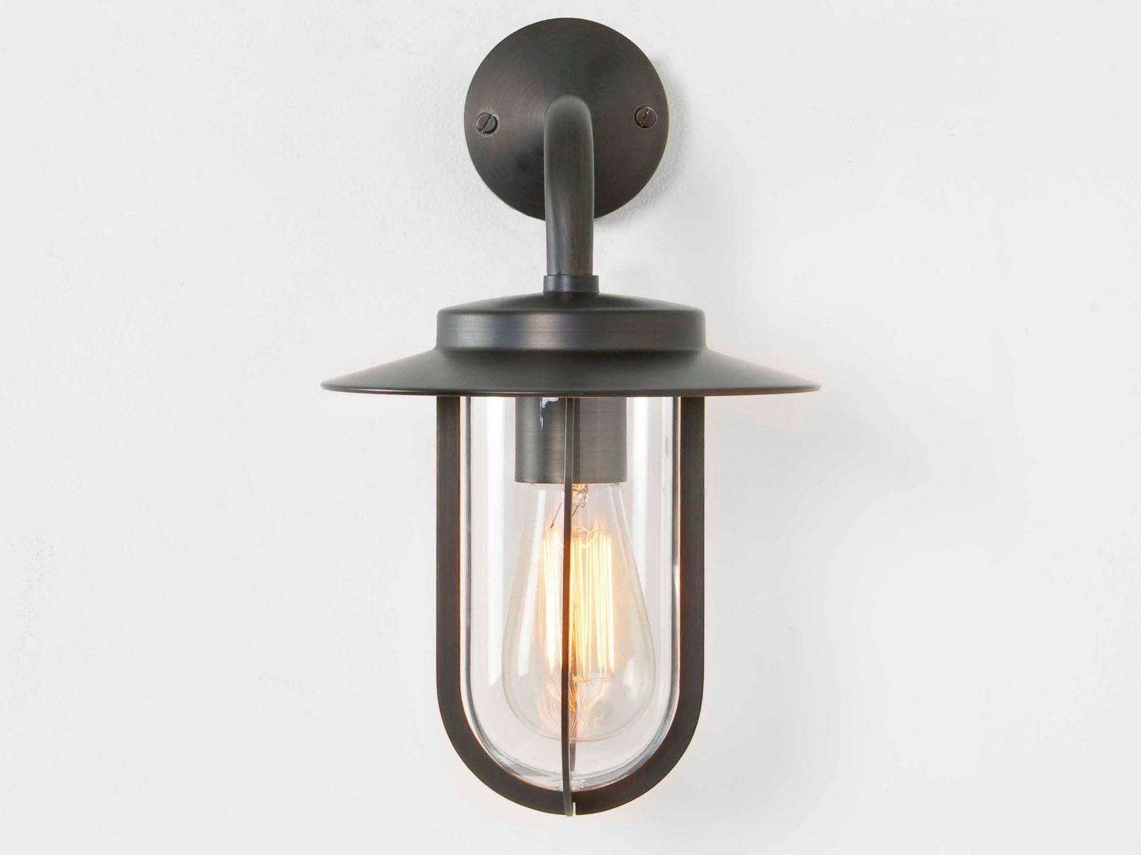 Outdoor wall lamp in zinc and glass | Montparnasse by Astro lighting